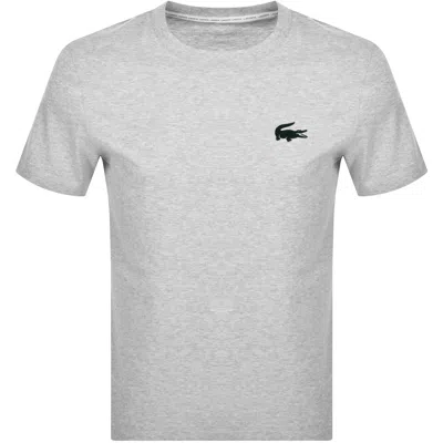 Lacoste Crew Neck T Shirt Grey In Gray