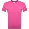 Lacoste Crew Neck T Shirt Pink