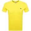 Lacoste Crew Neck T Shirt Yellow