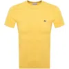 LACOSTE LACOSTE CREW NECK T SHIRT YELLOW