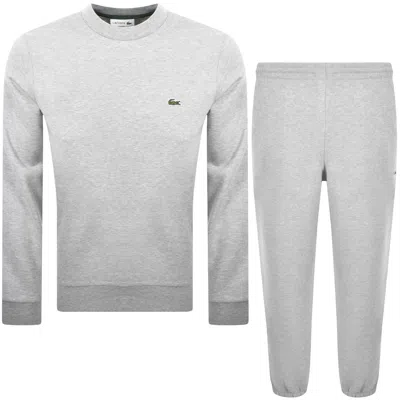 Lacoste Crew Neck Tracksuit Grey