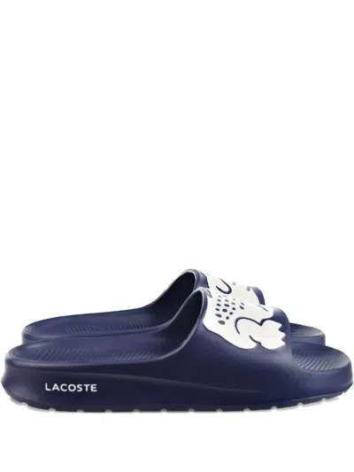 Lacoste Croco 2.0 Slides In Blue