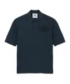 Lacoste Crocodile-appliqué Polo Shirt In Black