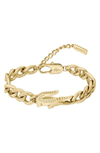 LACOSTE LACOSTE CROCODILE CHUNKY CHAIN BRACELET