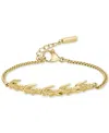 Lacoste Crocodile Link Bracelet In Gold