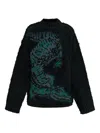 Lacoste Crocodile-motif Sweater In Black