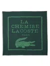 Lacoste Seidenschal Mit Krokodil-print In Green