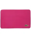 Lacoste Crocodile Rug In Magenta