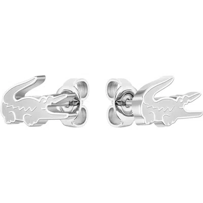 LACOSTE LACOSTE CROCODILE STUD EARRINGS