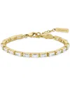 Lacoste Crystal Flex Bracelet In Gold
