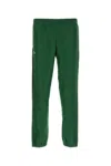 Lacoste Joggers Polyester Elastic Cuffs In Green