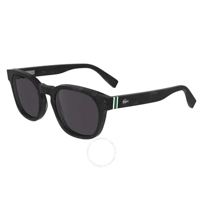 Lacoste Dark Grey Oval Unisex Sunglasses L6015s 240 49 In Black