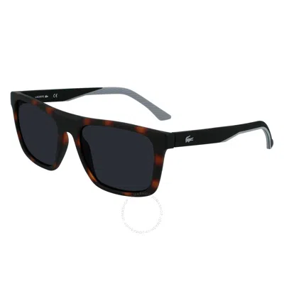 Lacoste Dark Grey Square Men's Sunglasses L957s 230 56 In Black
