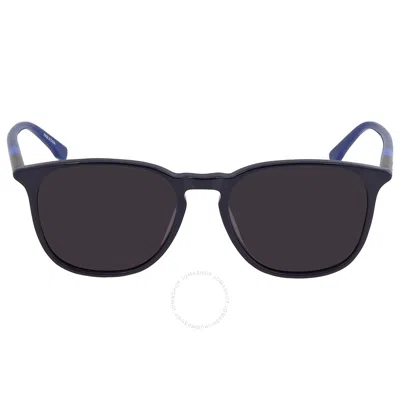 Lacoste Dark Grey Square Unisex Sunglasses L813s 424 54 In Blue