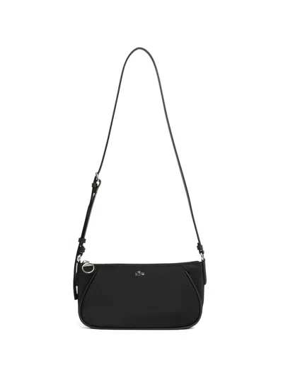 Lacoste Day In L Adjustable-strap Logo Shoulder Bag In Black