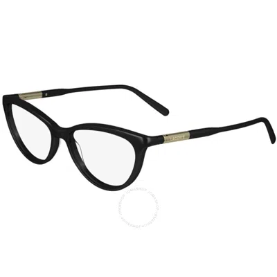 Lacoste Demo Cat Eye Ladies Eyeglasses L2952 001 54 In Black
