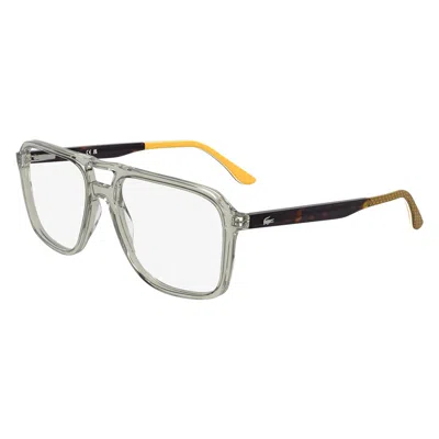 Lacoste Demo Navigator Men's Eyeglasses L2991 035 58 In Gray