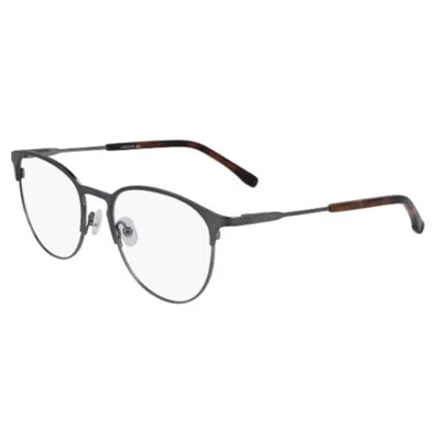 Lacoste Demo Oval Unisex Eyeglasses L2251 033 52 In Black