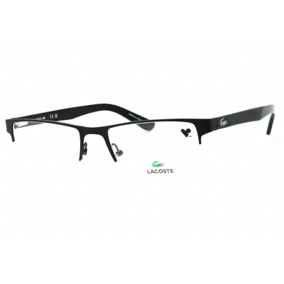 Lacoste Demo Rectangular Men's Eyeglasses L2237 002 55 In Black