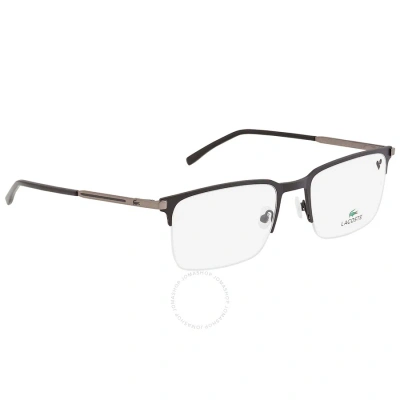 Lacoste Demo Rectangular Men's Eyeglasses L2268 001 57 In Black