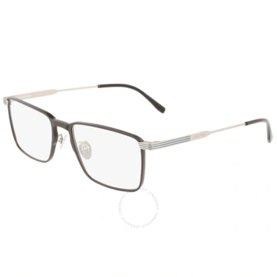 Lacoste Demo Rectangular Men's Eyeglasses L2285e 002 54 In Black