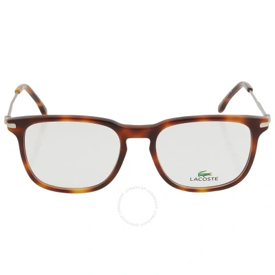 Lacoste Demo Rectangular Men's Eyeglasses L2603nd 214 52 In N/a
