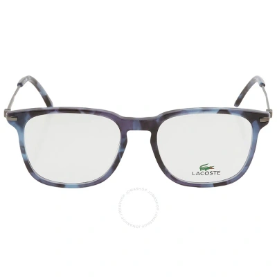 Lacoste Demo Rectangular Men's Eyeglasses L2603nd 215 52 In Blue
