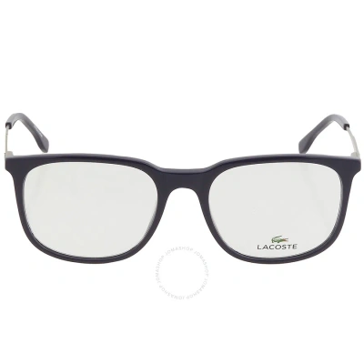 Lacoste Demo Rectangular Men's Eyeglasses L2880 424 54 In Blue