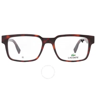 Lacoste Demo Rectangular Men's Eyeglasses L2928 214 53 In Black