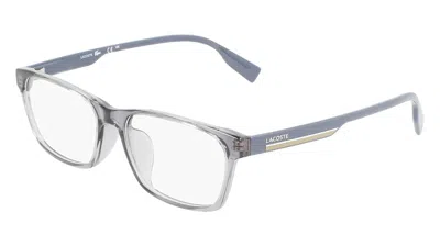 Lacoste Demo Rectangular Men's Eyeglasses L2930lb 020 54 In Gray