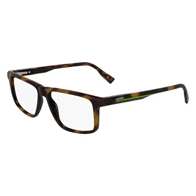 Lacoste Demo Rectangular Men's Eyeglasses L2959 214 55 In Multi