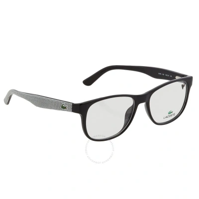 Lacoste Demo Rectangular Unisex Eyeglasses L2743 001 52 In Black