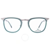 Lacoste Demo Sport Unisex Eyeglasses L2264 718 49 In Gold