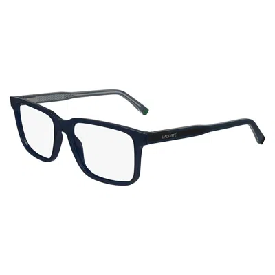 Lacoste Demo Sport Unisex Eyeglasses L2946 410 55 In Blue