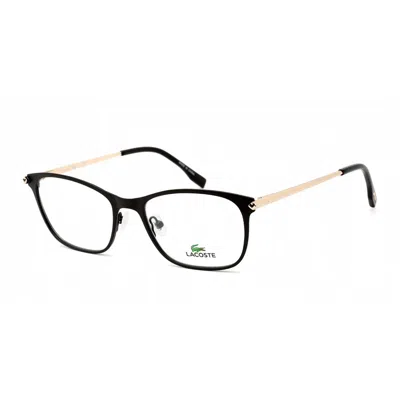 Lacoste Demo Square Ladies Eyeglasses L2276 N 001 56 In Black