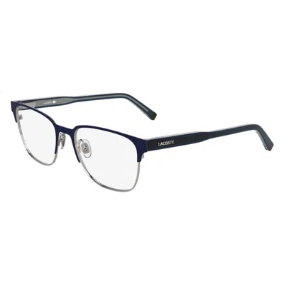 Lacoste Demo Square Men's Eyeglasses L2304 424 53 In Blue