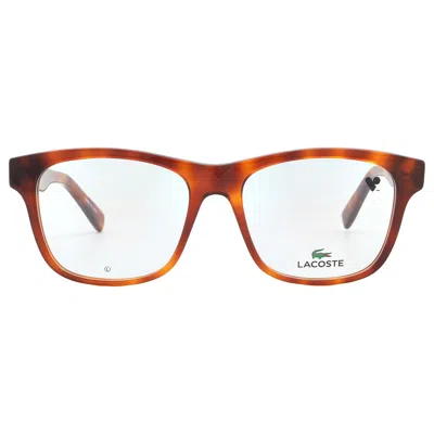 Lacoste Demo Square Men's Eyeglasses L2933 218 54 In Brown
