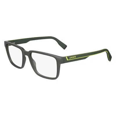 Lacoste Demo Square Men's Eyeglasses L2936 275 54 In Green