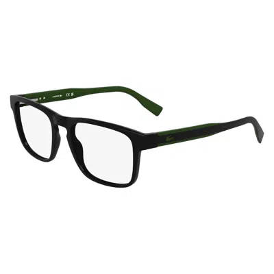 Lacoste Demo Square Men's Eyeglasses L2972 001 54 In Black
