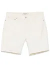 Lacoste Denim Bermuda Shorts In White