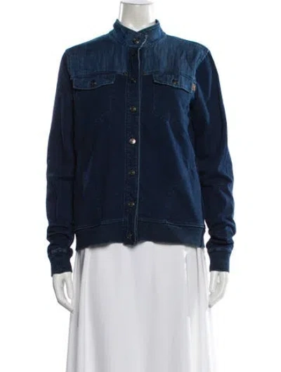 Pre-owned Lacoste Denim Jacket In Blue