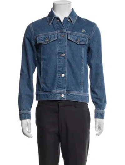 Pre-owned Lacoste Denim Jacket In Blue