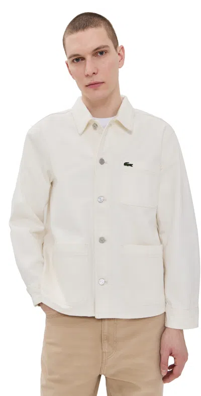 Lacoste Denim Overshirt White
