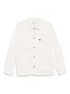 Lacoste Denim Shirt Jacket In White