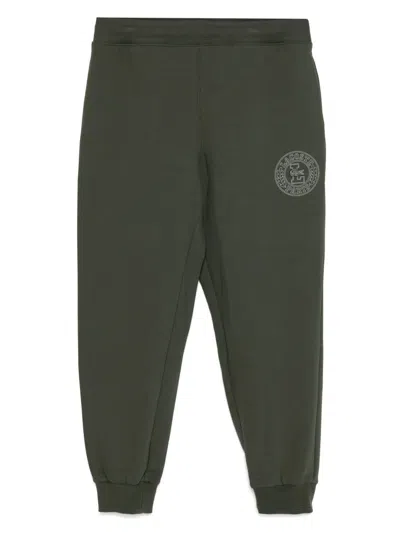 Lacoste Double Face Piqué Pants In Green