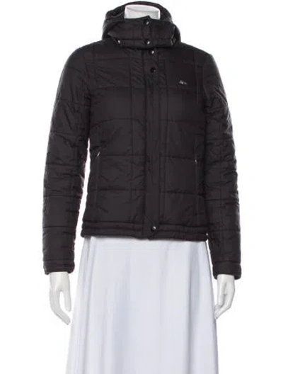 Pre-owned Lacoste Down Jacket In Black