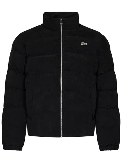 Lacoste Down Jacket In Black