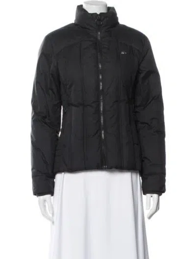 Pre-owned Lacoste Down Jacket In Gray