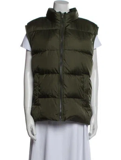 Pre-owned Lacoste Down Jacket In Green