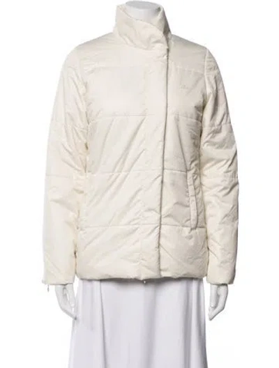 Pre-owned Lacoste Down Jacket In Neutrals